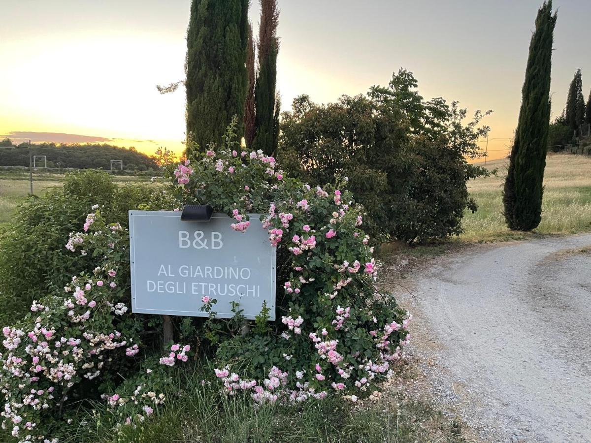 Al Giardino Degli Etruschi Pensionat Chiusi Exteriör bild